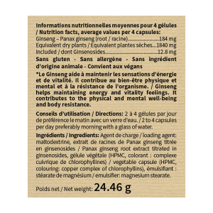 GINSENG ROUGE GINSENG ROUGE