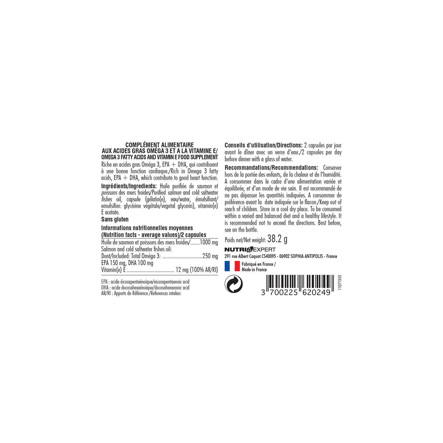 OMEGA 3 - L’ami de l’équilibre cardiovasculaire