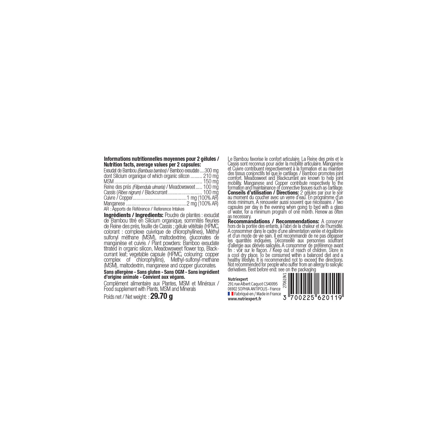 ARTROGENOL - Pour « nourrir » vos articulations