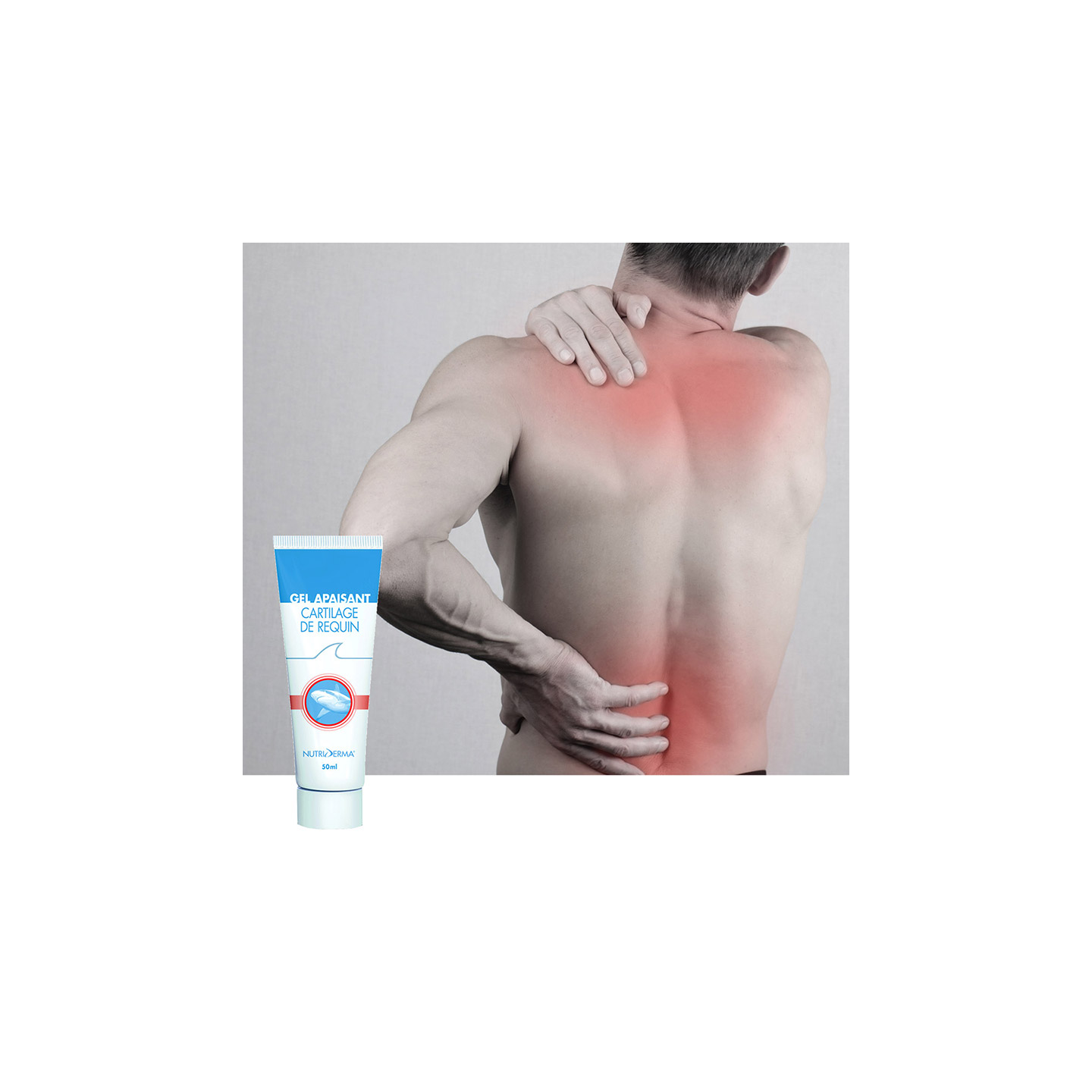 GEL CARTILAGE DE REQUIN - Apaise douleurs articulaires et musculaires
