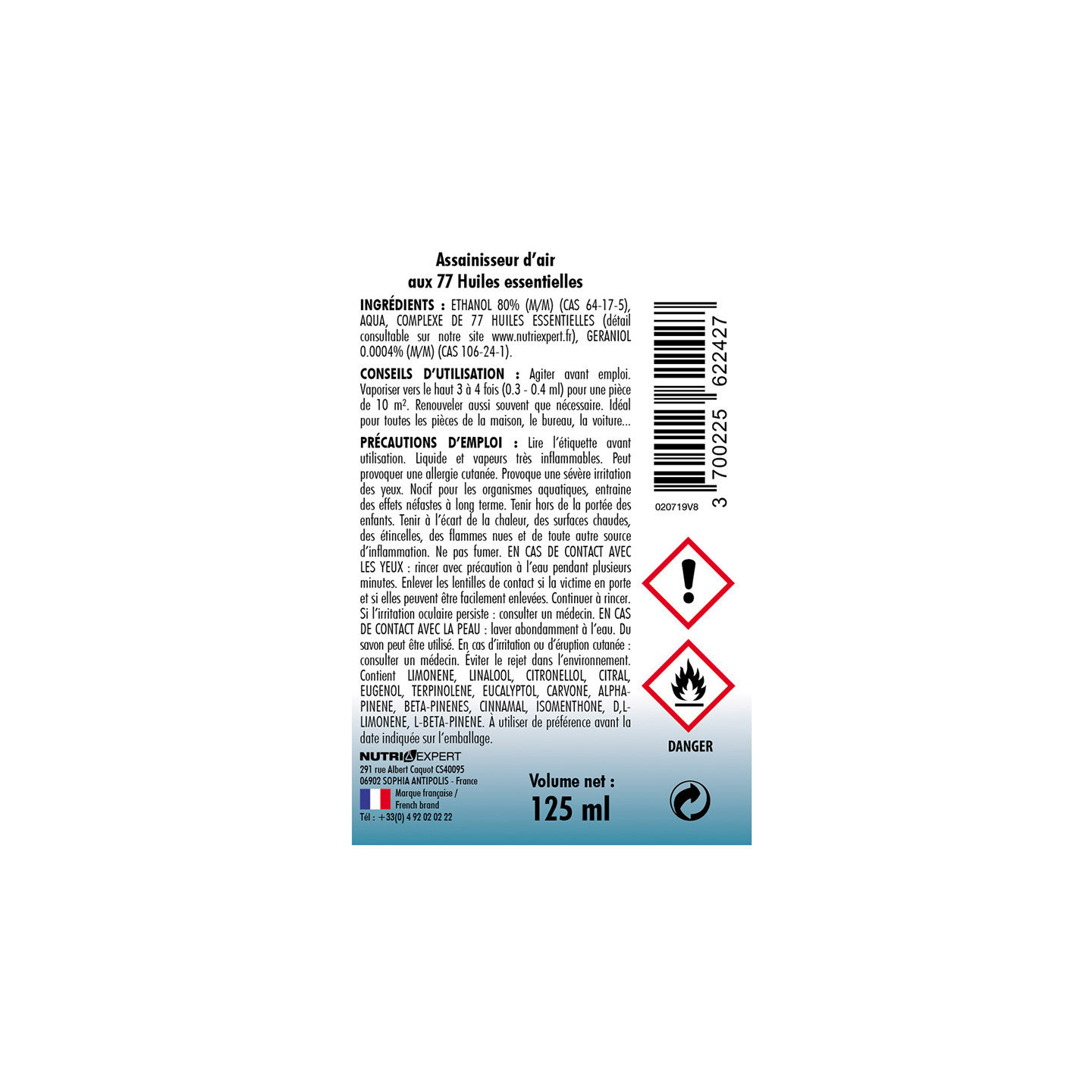 BRUM’AROMA aux 77 Huiles Essentielles