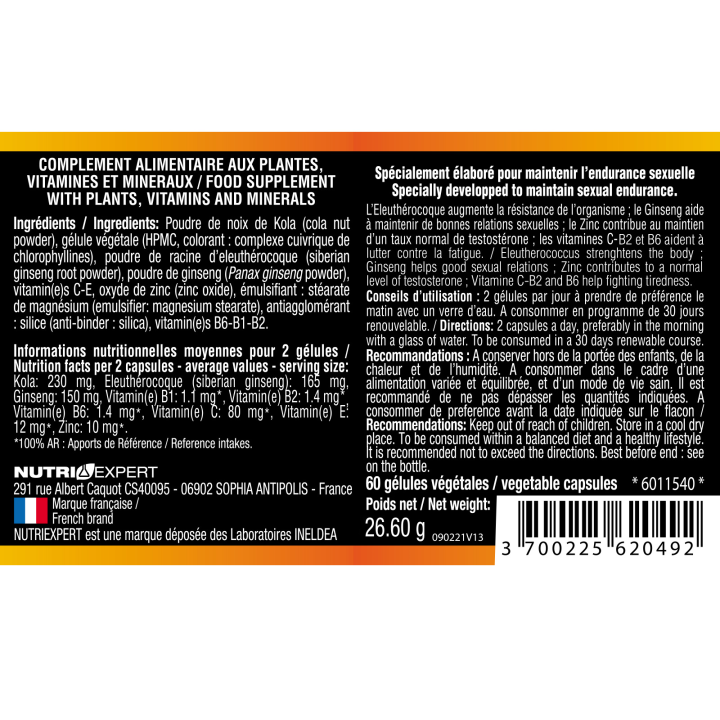 SEX CONTROL - Pour plus d’endurance