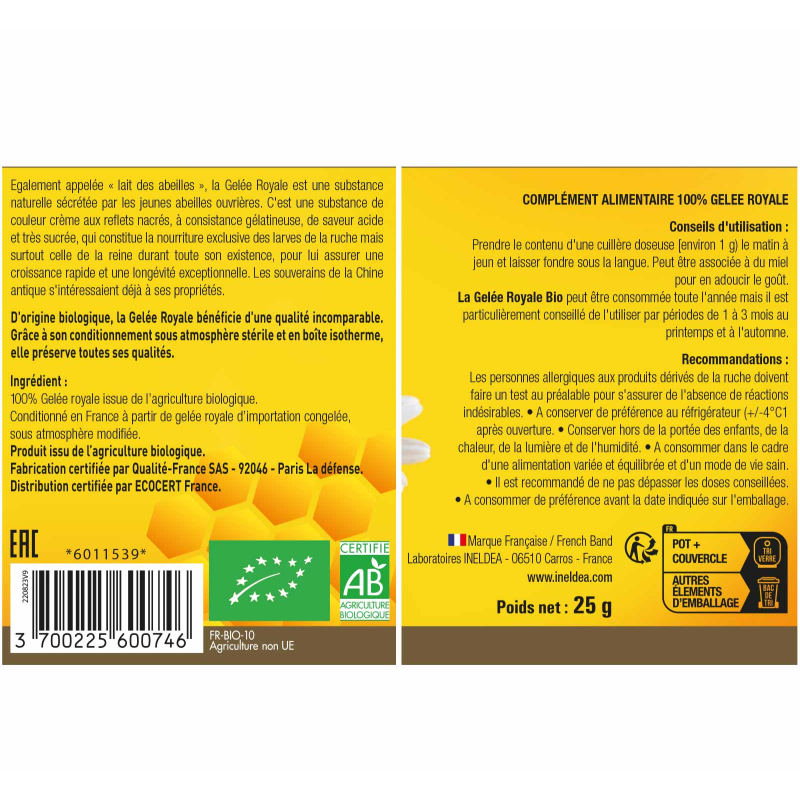 GELEE ROYALE BIO