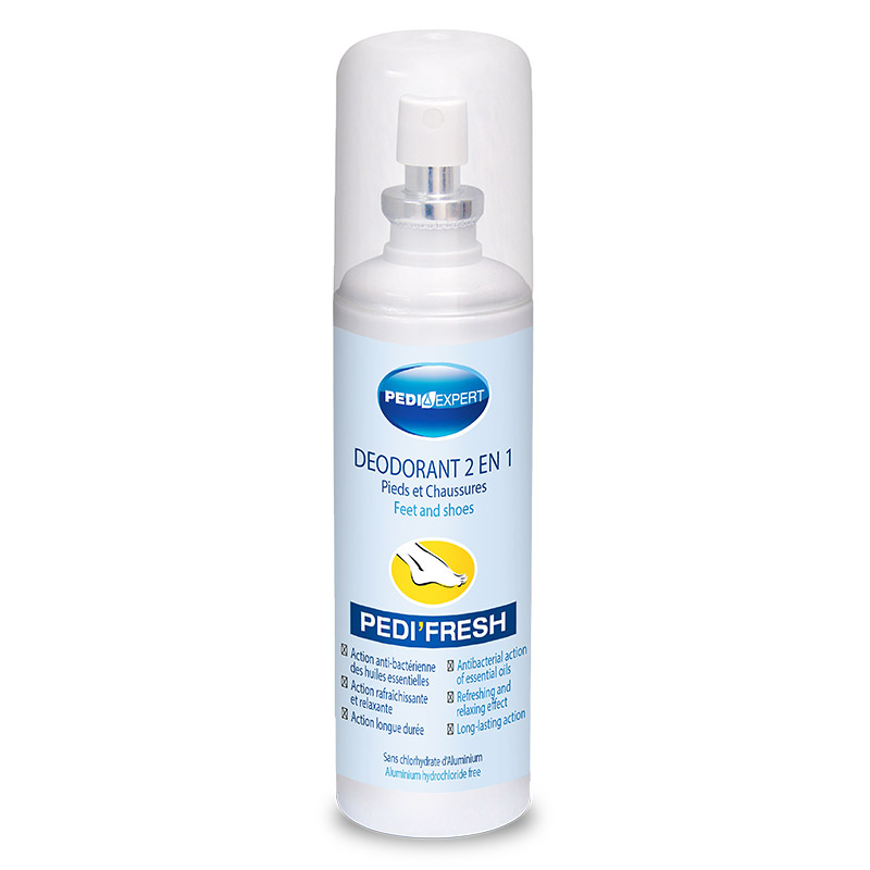 PEDIEXPERT SPRAY PEDI’FRESH - Déodorant 2 en 1 Pieds et Chaussures PEDIEXPERT SPRAY PEDI’FRESH - Déodorant 2 en 1 Pieds et Chaussures