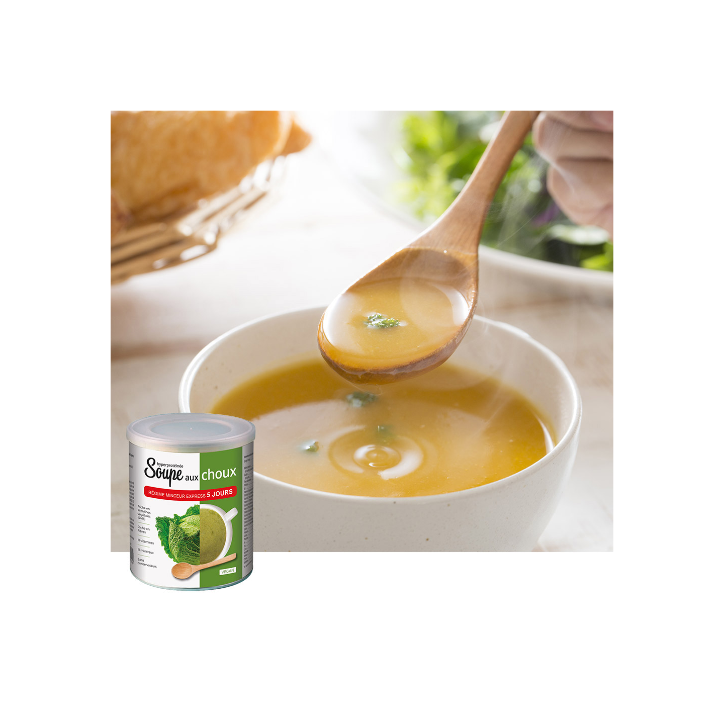 SOUPE AUX CHOUX VEGAN - Régime minceur express 5 jours