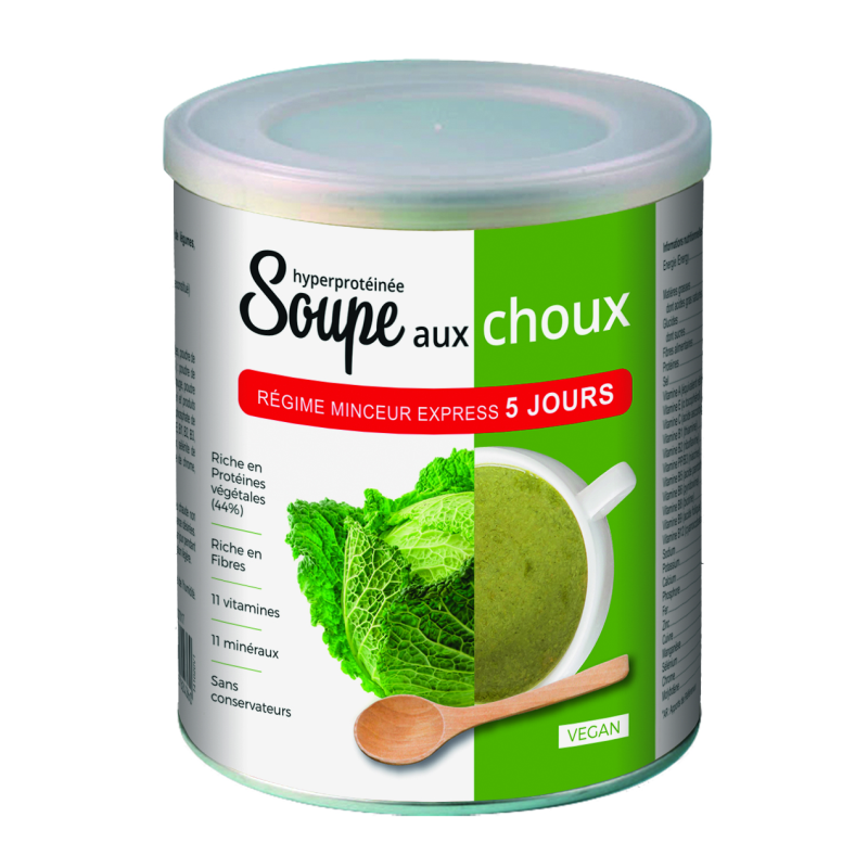 SOUPE AUX CHOUX VEGAN - Régime minceur express 5 jours SOUPE AUX CHOUX VEGAN - Régime minceur express 5 jours
