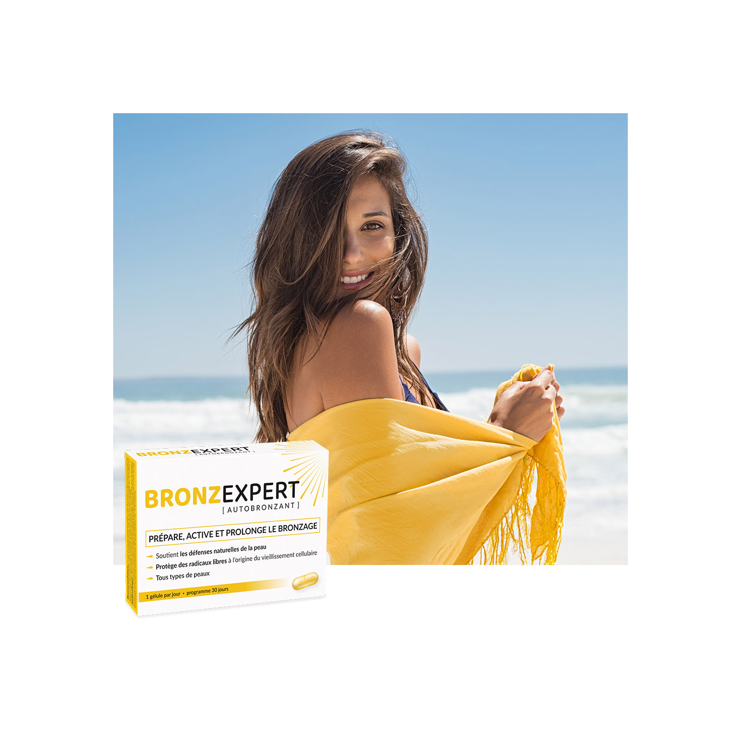 BRONZEXPERT [AUTOBRONZANT] - Boîte de 30 gélules végétales