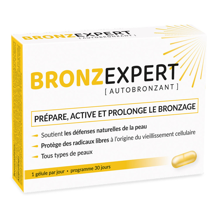 BRONZEXPERT [AUTOBRONZANT] - Boîte de 30 gélules végétales