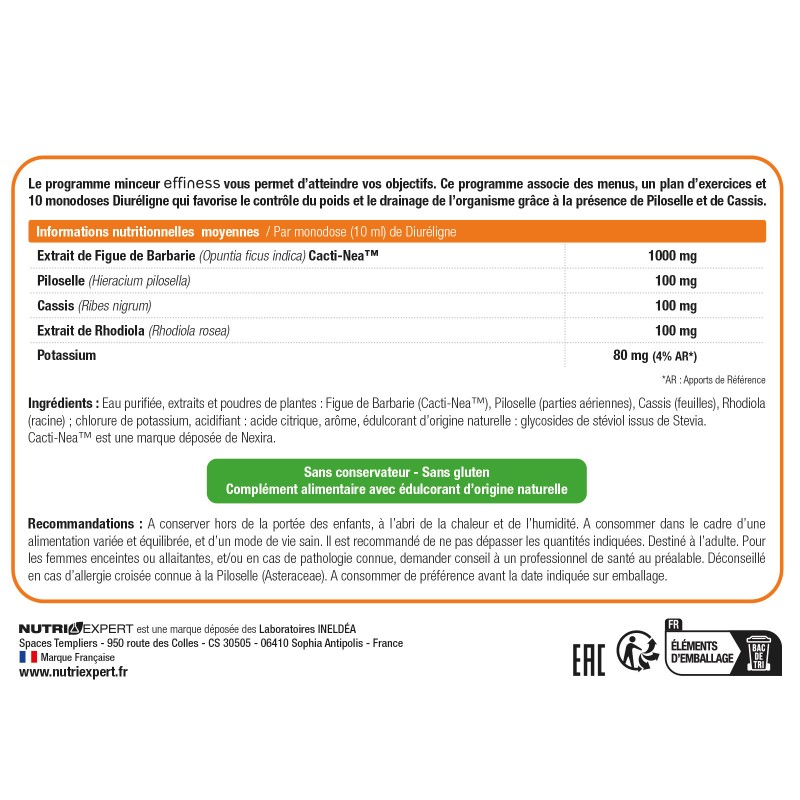 Effiness - Programme minceur - Info nut Effiness - Programme minceur - Info nut