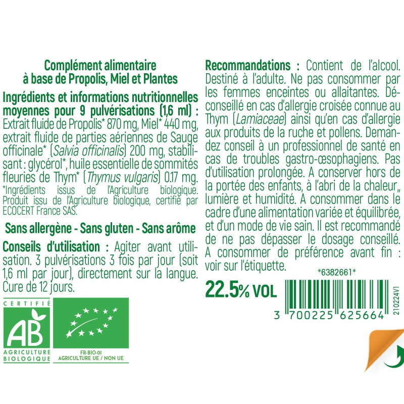 SPRAY PROPOLIS BIO SPRAY PROPOLIS BIO