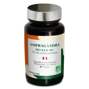ASHWAGANDHA BIO KSM-66® 5% de Withanolides
