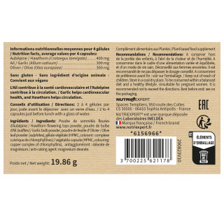 AIL OLIVIER AUBEPINE - L’allié de votre tension !