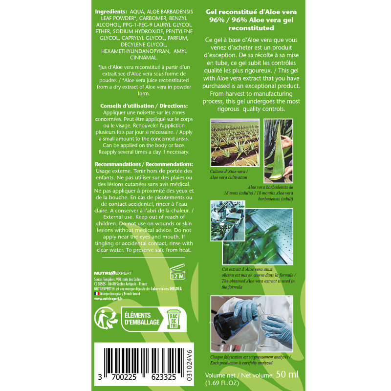 GEL ALOE VERA GEL ALOE VERA